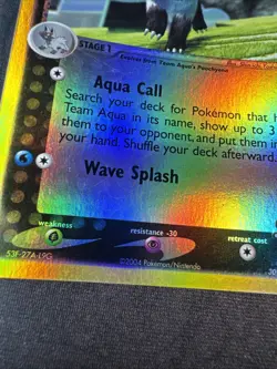 Team Aqua's Mightyena 30/95 Team Magma vs Team Aqua Reverse Holo Pokemon - Image 2