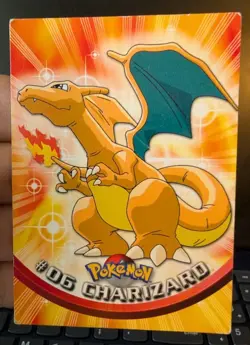 Pokemon Charizard #06 Topps Series Pink Logo - Image 1