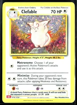 2023 Classic Collection Charizard Deck Clefable #5 Holo Pokemon Card - Image 1