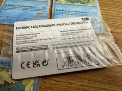 Lot 4x Sealed Pokemon Illustration Contest 2024 Promos (Feraligatr, Pikachu) - Image 2