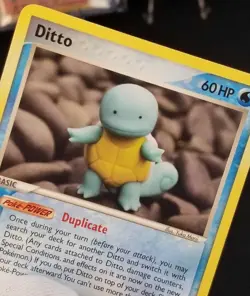 [LP/NM] Ditto (Squirtle) 064/113 Delta Species Regular Pokemon TCG 2005 WOTC - Image 1