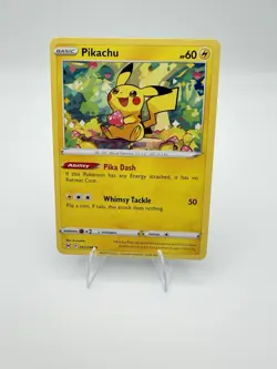 Pikachu 052/196 Pokemon English Sword & Shield Lost Origin 2022 NM - Image 1