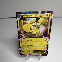 Pokemon TCG Pikachu EX XY84 XY Promo Holo Basic 130HP English - Image 2