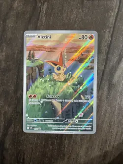 Victini 208 Pokemon TCG SV Promo Card Illustration Collection, English - Image 1