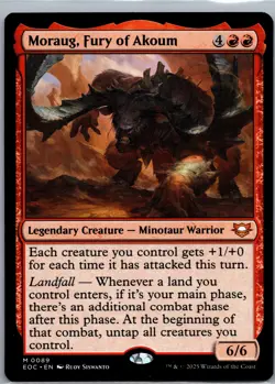 Commander: Edge of Eternities #89 Moraug, Fury of Akoum - Image 1