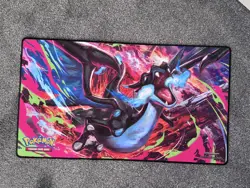 Mega Charizard X Play Mat From Pokemon TCG UPC - Image 1