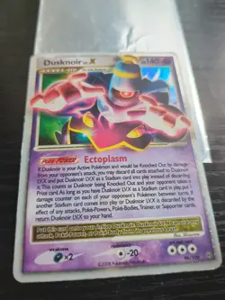 Pokemon Dusknoir LV X 96/100 Stormfront 140 HP Level Up - Damaged - Image 1