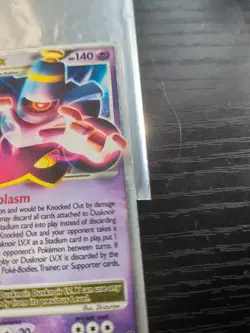 Pokemon Dusknoir LV X 96/100 Stormfront 140 HP Level Up - Damaged - Image 2