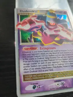 Pokemon Dusknoir LV X 96/100 Stormfront 140 HP Level Up - Damaged - Image 3