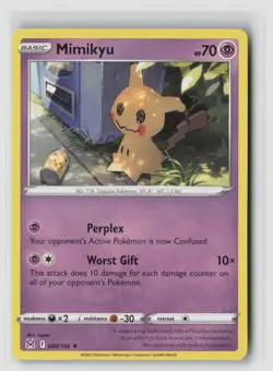 Mimikyu #080/196 Swsh11 Lost Origin Rare Pokemon TCG NM - Image 1