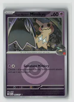 Team Rocket's Mimikyu #097/217 Ascended Heroes Energy Reverse Pokemon TCG NM - Image 1