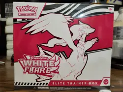 Pokemon Scarlet & Violet White Flare Elite Trainer unopened Box - Image 1