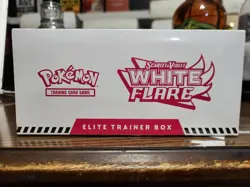 Pokemon Scarlet & Violet White Flare Elite Trainer unopened Box - Image 2