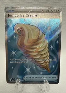 Jumbo Ice Cream 109/086 Ultra Rare ME04: Chaos Rising Pokemon Holo Near Mint - Image 1