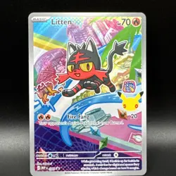 2025 Pokemon MEP Black Star Promos Litten #044 - Image 1