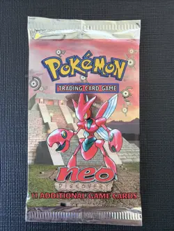 Pokemon Neo Discovery Booster Pack Scizor 21.18g - Image 1