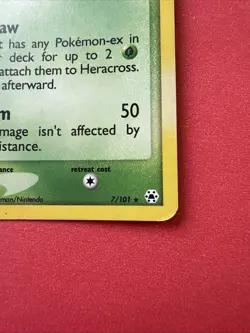 Heracross 7/101 Holo Hidden Legends - 2004 Pokemon Card - EX - Image 5