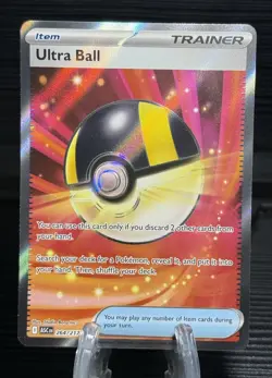 Pokemon Ultra Ball 264/217 Ultra Rare Holo Full Art Trainer Item Card - Image 1