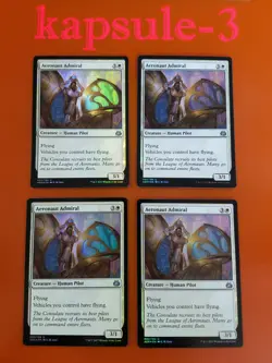 4x Aeronaut Admiral (LP-NM) | FOIL | Aether Revolt | MTG Magic Cards - Image 1