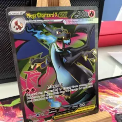 Mega Charizard x EX 109/094 Phantasmal Flames Pokemon Full Art Card Me02 - Image 2