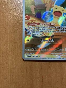 Pokemon Tcg Card Minun 194/182 Paradox Rift Scarlet Violet IR NM Fast Shipping - Image 2