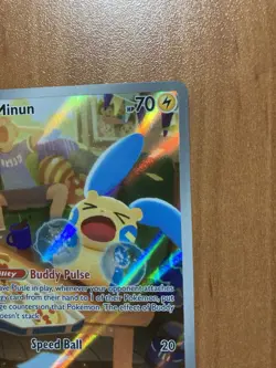 Pokemon Tcg Card Minun 194/182 Paradox Rift Scarlet Violet IR NM Fast Shipping - Image 4