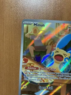 Pokemon Tcg Card Minun 194/182 Paradox Rift Scarlet Violet IR NM Fast Shipping - Image 5