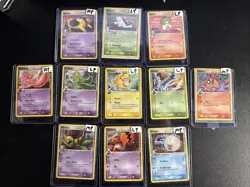 Pokemon TCG Delta Species Common And Uncommon Non Holo Lot 11 Cards - Image 1
