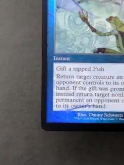 MTG Into the Flood Maw Old Frame Foil English Card, Good Condition - Image 4