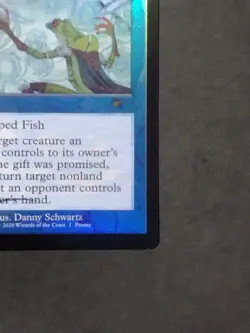 MTG Into the Flood Maw Old Frame Foil English Card, Good Condition - Image 5