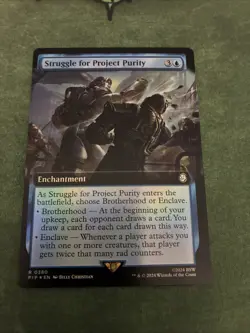 Struggle for Project Purity (Extended Art) (Foil) - Fallout (PIP) MTG - Image 1