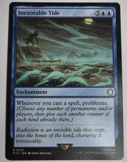 1x Inexorable Tide - Universes Beyond: Fallout - NM - MTG - Image 1