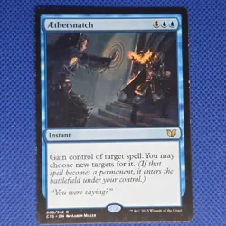 Aethersnatch 9 Rare Commander 2015 Magic: The Gathering Moderately Played - Image 1
