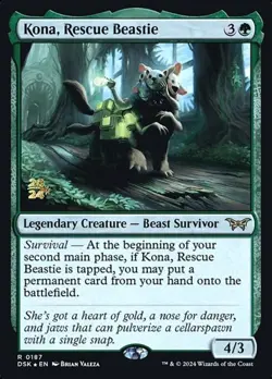 Kona, Rescue Beastie - Foil Prerelease Promo DSK LP MTG - Image 1