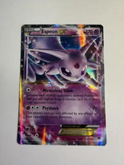 LP Espeon EX 52/122 XY Breakpoint 2016 Rare Holo Pokemon card English - Image 1