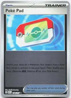 Poke Pad 198/217 Common Ascended Heroes Pokemon Reverse Holo Near Mint - Image 1