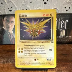 Wizards of the Coast Zapdos Base Set 16/102 1999 Holo Rare 80 HP English - Image 1