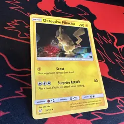 Detective Pikachu - 10/18 - Detective Pikachu - Holo - NM - Pokemon TCG - Image 2