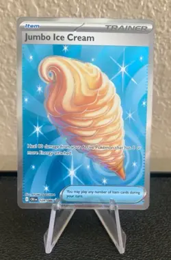 Pokemon TCG: Jumbo Ice Cream 109/086 Me04: Chaos Rising Holo - Image 1