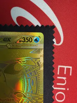 Pokemon Gold Mega Greninja EX 122/086 Evolutions Full Art Holo Rare English - Image 3