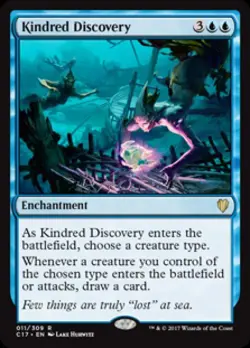 Kindred Discovery - Damaged / Poor MTG Commander 2017 - Image 1