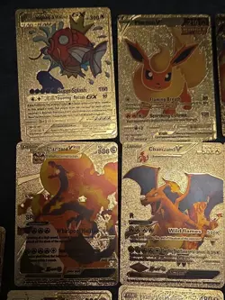 26 Gold foil Pokemon Cards. Gold Foil Collection. All Different Cards - Image 2