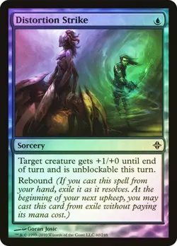 Rise of the Eldrazi MTG Foil Distortion Strike Magic - Image 1