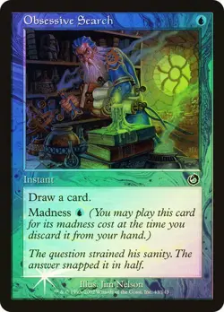 Torment MTG FOIL Obsessive Search Magic - Image 1