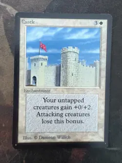 *** BETA Castle *** NM-Mint Beauty! - Vintage MtG Magic - Image 1