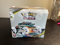 Pokemon TCG Sun & Moon Cosmic Eclipse Booster Box SEALED w/Acrylic - Image 2