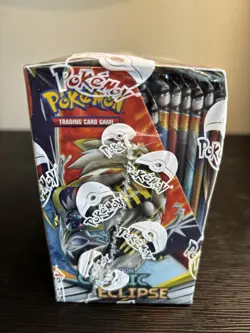 Pokemon TCG Sun & Moon Cosmic Eclipse Booster Box SEALED w/Acrylic - Image 4