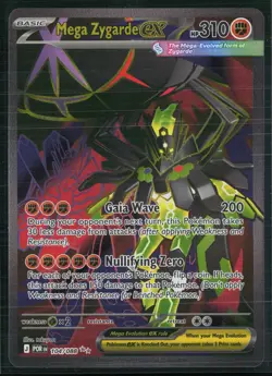 Mega Zygarde ex 104/088 Perfect Order Ultra Rare Pokemon - Image 1