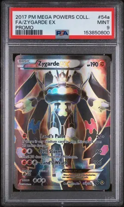 2017 Fa/Zygarde Ex Pokemon Mega Powers Collection Promo 54a - PSA 9 - Image 1