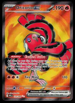 Oricorio ex 110/094 Ultra Rare Phantasmal Flames Pokemon Holo Near Mint - Image 1